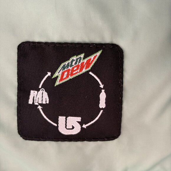 Burton women's Horizon snowboard jacket small blue mint hooded Mountain Dew - Picture 10 of 13